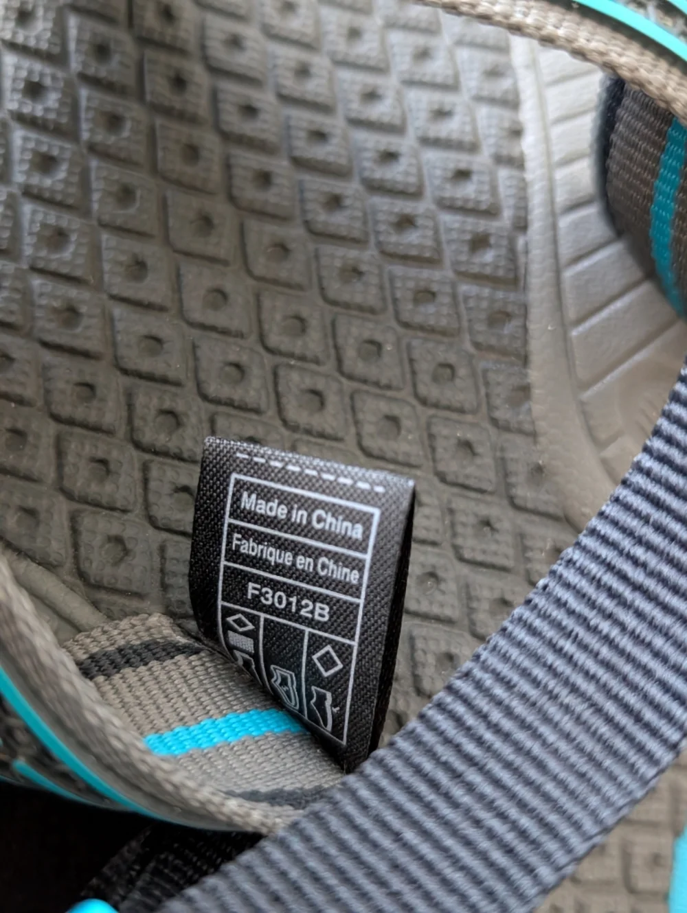 Teva Bomber Flip Flops Women's Size 8 Gray Blue Slip On Thong Slides Sandals - Picture 11 of 12